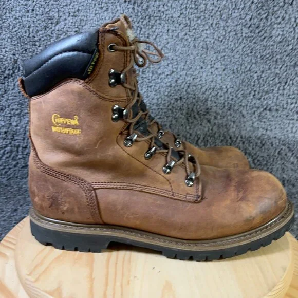 Chippewa Birkhead Work Boots Mens Size 13 Leather Waterproof Steel Toe Insulated